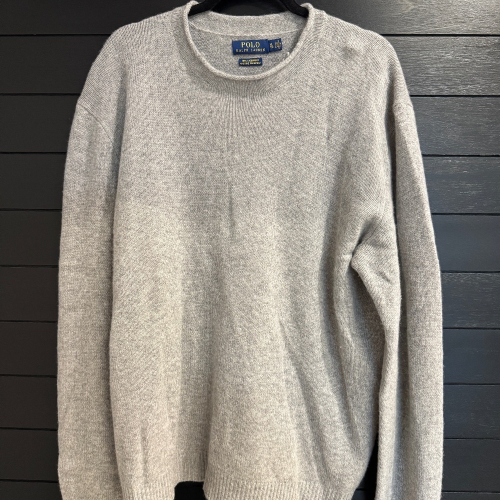 Polo Ralph Lauren Grey XL Cashmere Sweater